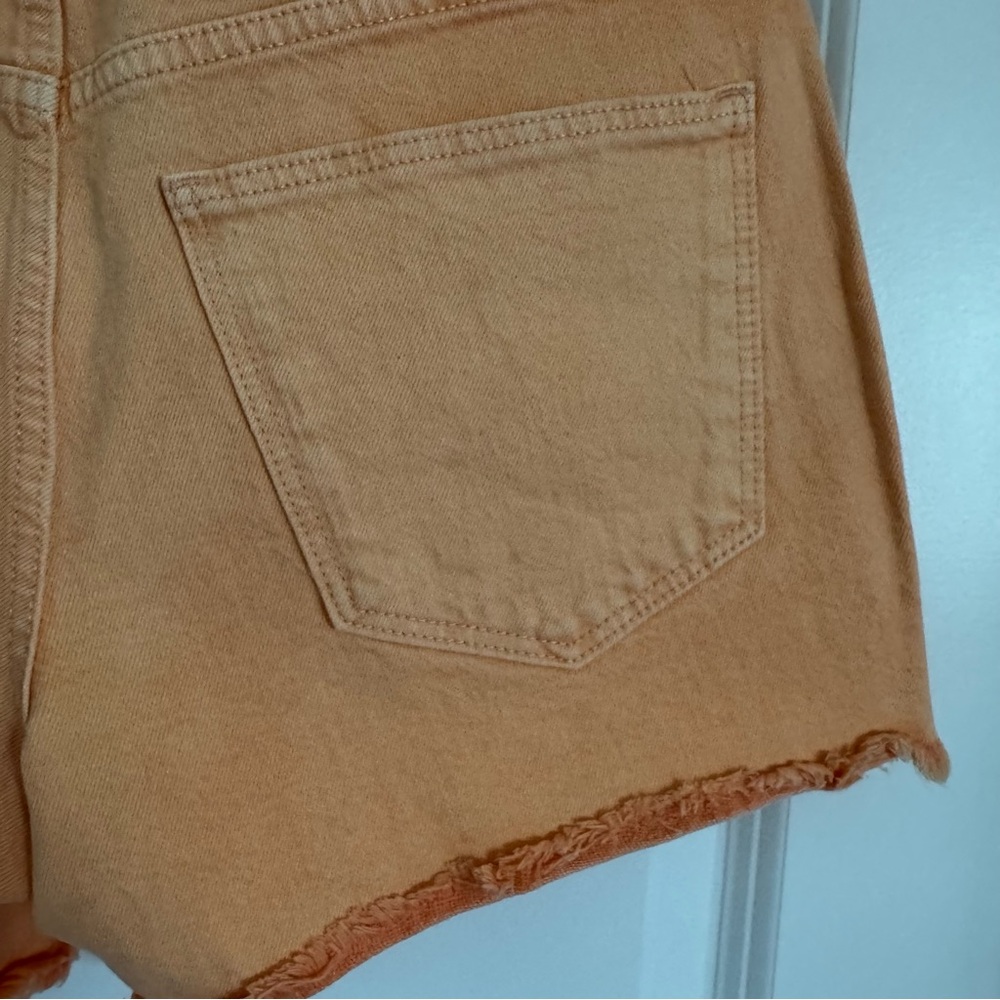 Universal Thread Orange Vintage Midi Jean Shorts, 4 - Picture 5 of 13